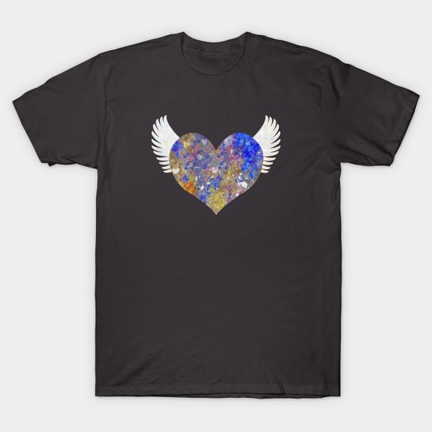 Heart of Stone - Multicolored T-Shirt by RawSunArt